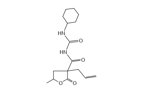 1-(3-ALLYL-5-METHYL-2-OXOTETRAHYDRO-3-FUROYL)-3-CYCLOHEXYLUREA