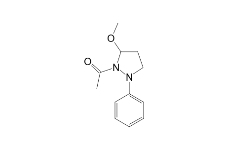 1-ACETYL-2-PHENYL-5-METHOXYPYRAZOLIDINE