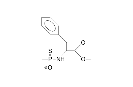 N-(Hydroxy-methyl-phosphinothioyl)-L-phenylalanine methyl ester anion