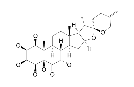 1-BETA,2-BETA,3-BETA,4-BETA,5-BETA,7-ALPHA-HEXAHYDROXY-SPIROSTAN-25(27)-EN-6-ONE