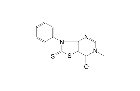 6-Methyl-3-phenyl-2-thioxo-2,3-dihydro-6H-thiazolo[4,5-d]pyrimidin-7-one