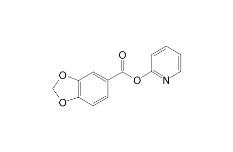 1,3-benzodioxole-5-carboxylic acid 2-pyridinyl ester