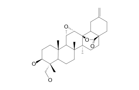 11-ALPHA,12-ALPHA-EPOXY-3-BETA,23-DIHYDROXY-30-NOROLEAN-20(29)-EN-28,13-BETA-OLIDE