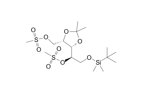 [(4S,5S)-5-[(1R)-2-[tert-butyl(dimethyl)silyl]oxy-1-methylsulfonyloxy-ethyl]-2,2-dimethyl-1,3-dioxolan-4-yl]methyl methanesulfonate