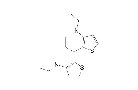 1,1-BIS-(3-ETHYLAMINO-2-THIENYL)-PROPANE