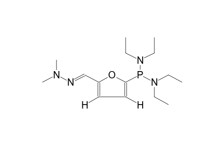 5-FURFURYLPHOSPHONOUS ACID, TETRAETHYLDIAMIDE, N,N-DIMETHYLHYDRAZONE