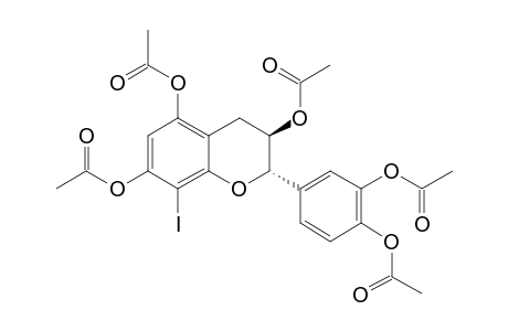 3,3',4',5,7-PENTA-O-ACETYL-8-IODO-CATECHIN