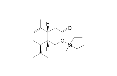 2-[(1R,5R,6R)-2-methyl-5-propan-2-yl-6-(triethylsilyloxymethyl)-1-cyclohex-2-enyl]acetaldehyde