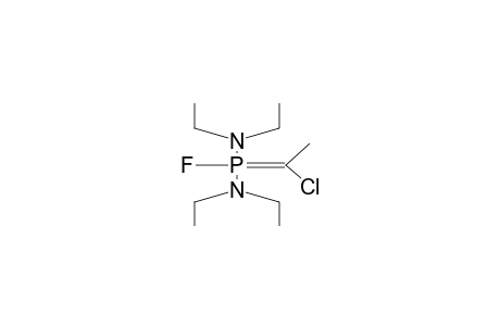 BIS(DIETHYLAMINO)FLUOROPHOSPHONIUM 1-CHLOROETHYLIDE