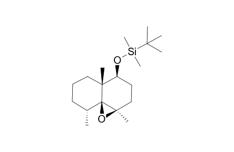 (1.alpha.,4.alpha.,4a.alpha.,8.beta.,8a.beta.)-4-[(tert-Butyldimethylsilyl)oxy]octahydro-1,4a,8-trimethyl-2(3H)-naphthalenol[1,2-b]oxirane