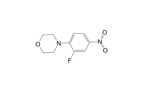 4-(2-fluoranyl-4-nitro-phenyl)morpholine