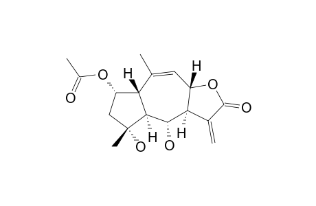 2-ALPHA-ACETOXY-4-ALPHA,6-ALPHA-DIHYDROXY-1-BETA,5-ALPHA-H-GUAI-9-(10),11-(13)-DIEN-12,8-ALPHA-OLIDE