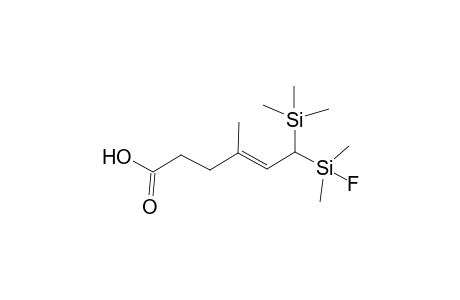 4-Hexenoic acid, 4-methyl-6-(fluorodimethylsilyl)-6-trimethylsilyl-