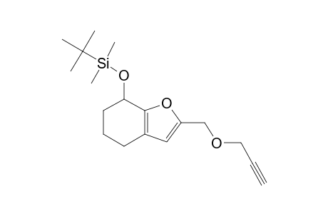 7-(TERT.-BUTYLDIMETHYLSILYLOXY)-4,5,6,7-TETRAHYDRO-2-(2-OXAPENT-4-YNYL)-BENZOFURAN