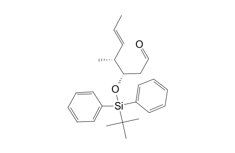 (3-S,4-R)-3-[(TERT.-BUTYLDIPHENYLSILYL)-OXY]-4-METHYLHEPT-5-(E)-ENAL