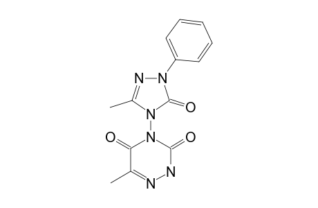 6-METHYL-4-(3'-METHYL-5'-OXO-1'-PHENYL-1,5-DIHYDRO-1,2,4-TRIAZOL-4'-YL)-3-OXO-3,4-DIHYDRO-2H-1,2,4-TRIAZIN-5-ONE