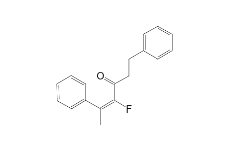 (E)-1,5-DIPHENYL-4-FLUORO-5-METHYL-4-BUTEN-3-ONE