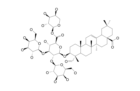 3-O-BETA-[GALACTOPYRANOSYL-(1->2)-[GALACTOPYRANOSYL-(1->3)]-[ARABINOPYRANOSYL-(1->6)]-GLUCURONOPYRANOSYL]-GYPSOGENIN