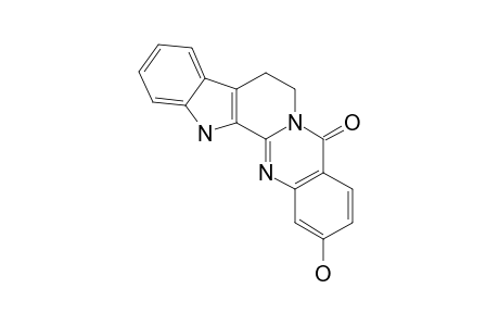 ORISUAVEOLINE_A;8,13-DIHYDRO-2-HYDROXYINDOLO-[2'.3':3.4]-PYRIDO-[2.1-B]-QUINAZOLIN-5-(7-H)-ONE