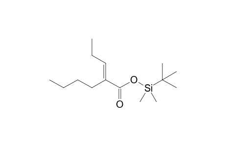 (E)-2-Butyl-2-pentenoic acid tert-butyldimethylsilyl ester