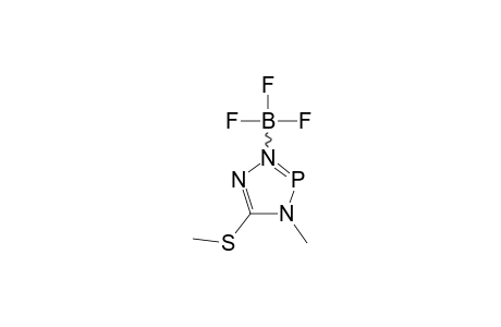 2-TRIFLUOROBORATE-4-METHYL-5-METHYLTHIO-1,2,4,3-TRIAZAPHOSPHOLE;BF3