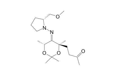 (E)-2-{(4S,6R)-5-[(2'R)-2'-(Methoxymethyl)tetrahydro-1'H-1'-pyrrolylimino]-2,2,4,6-tetramethyl-1,3-dioxan-4-yl}-butane-2-one