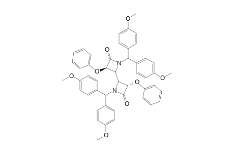 (3S*,4R*,3'R*,4'S*)-4,4'-BIS-[(1-PARA,PARA'-DIMETHOXYBENZHYDRYL)-3-PHENOXYAZETIDIN-2-ONE]