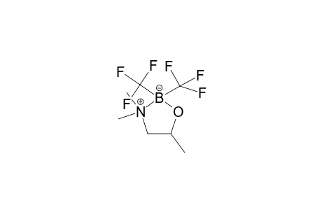 1-Oxa-2-borata-3-azoniacyclopentane, 3,3,5-trimethyl-2,2-bis(trifluoromethyl)-