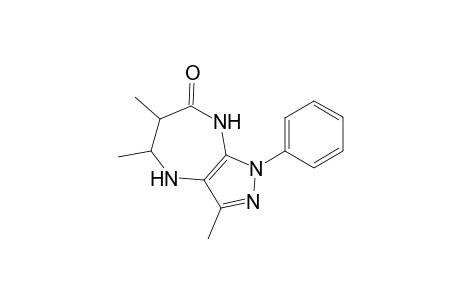 3,5,6-Trimethyl-1-phenyl-4,5,6,8-tetrahydropyrazolo[3,4-b][1,4]diazepin-7(1H)-one