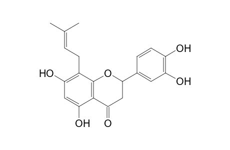 8-(3'',3''-DIMETHYLALLYL)-5,7,3',4'-TETRAHYDROXYFLAVANONE