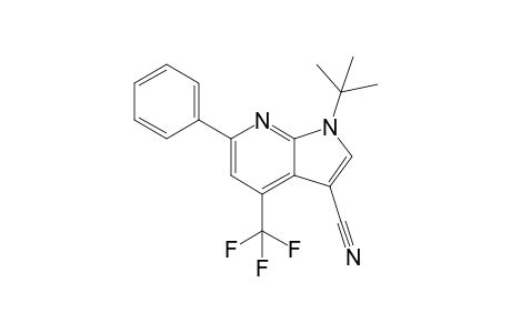 1-tert-Butyl-6-phenyl-4-(trifluoromethyl)-1H-pyrrolo[2,3-b]pyridine-3-carbonitrile