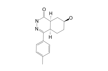 7C-HYDROXY-4-PARA-TOLYL-4AR,5,6,7,8,8AC-HEXAHYDRO-PHTHALAZIN-1-(2H)-ONE