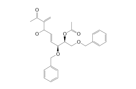 (5E)-8-O-ACETYL-7,9-DI-O-BENZYL-1,3,5,6-TETRADEOXY-3-METHYLENE-D-LYXO/XYLO-NON-5-EN-2-ULOSE;MIXTURE