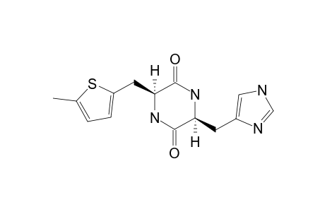 (3S,CIS)-1'-H-3-(4-IMIDAZOLYLMETHYL)-6-((5-METHYL-2-THIENYL)-METHYL)-PIPERAZIN-2,5-DIONE