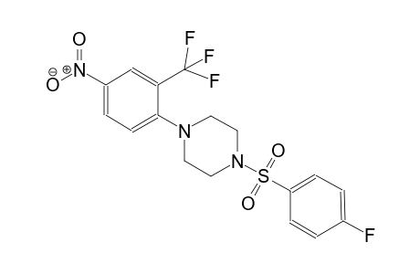 1-[(4-fluorophenyl)sulfonyl]-4-[4-nitro-2-(trifluoromethyl)phenyl]piperazine