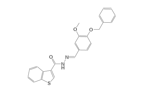 N'-{(E)-[4-(benzyloxy)-3-methoxyphenyl]methylidene}-1-benzothiophene-3-carbohydrazide