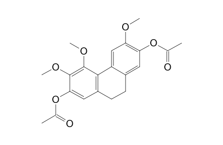 2,7-DIACETOXY-3,4,6-TRIMETHOXY-9,10-DIHYDRO-PHENANTHRENE