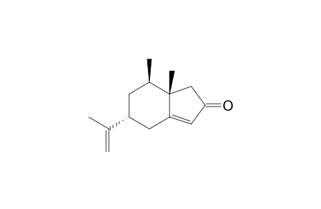 (+)-(1S,2R,4R)-4-Isopropenyl-1,2-dimethylbicyclo[4.3.0]non-6-en-8-one