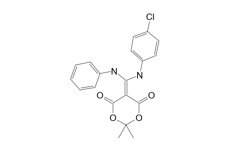 5-[(ANILINO)-(4-CHLOROPHENYLAMINO)-METHYLENE]-2,2-DIMETHYL-4,6-DIOXO-1,3-DIOXANE