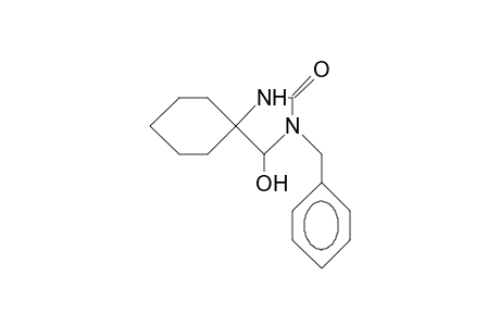 3-Benzyl-4-hydroxy-1,3-diaza-spiro(4.5)decan-2-one