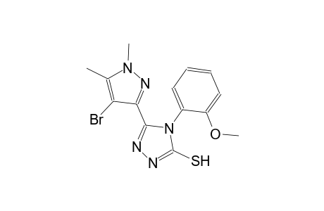 5-(4-bromo-1,5-dimethyl-1H-pyrazol-3-yl)-4-(2-methoxyphenyl)-4H-1,2,4-triazole-3-thiol