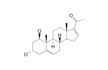 TUPIPREGNENOLONE;1-BETA,3-ALPHA-DIHYDROXYPREGNA-5,16-DIEN-20-ONE