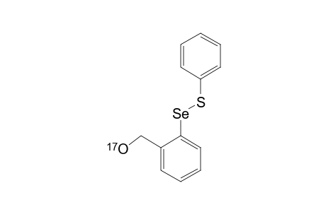 [(17)-O]-LABELED-2-(HYDROXYMETHYL)-BENZENESELENENYL-PHENYL-SULFIDE