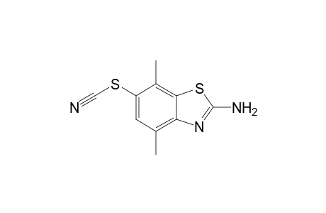 (2-amino-4,7-dimethyl-1,3-benzothiazol-6-yl) thiocyanate