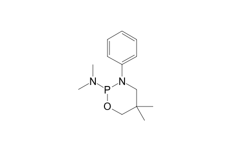 2-(DIMETHYLAMINO)-3-PHENYL-5,5-DIMETHYL-1,3,2-OXAZAPHOSPHORINANE