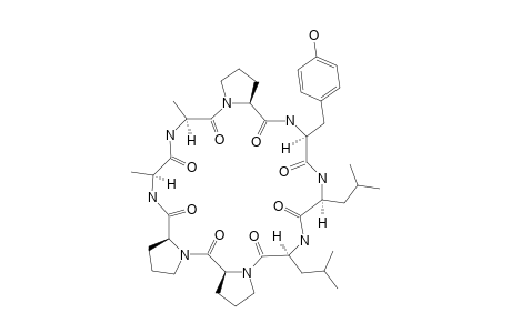 GYPSIN_C;CYCLO-(-ALA(1)-PRO-(2)-TYR-(3)-LEU-(4)-LEU-(5)-PRO-(6)-PRO-(7)-ALA-(8))