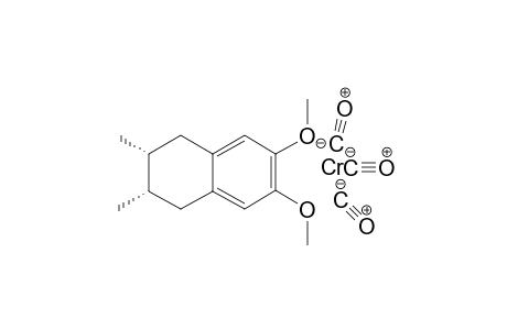 (2R,3R,8aS)-Tricarbonyl(n6-6,7-dimethoxy-2,3-dimethyl-1,2,3,4-tritetrahydronaphthalene)chromium(0)