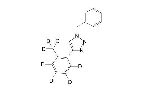 1-Benzyl-4-(2-trideuterio-methylphenyl-3,4,5,6-d4)-1H-1,2,3-triazole