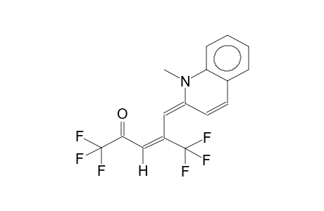 1,1,1,5,5,5-HEXAFLUORO-4-[(1-METHYL-2(1H)QUINOLYLIDEN)METHYL]-3-PENTEN-2-ONE