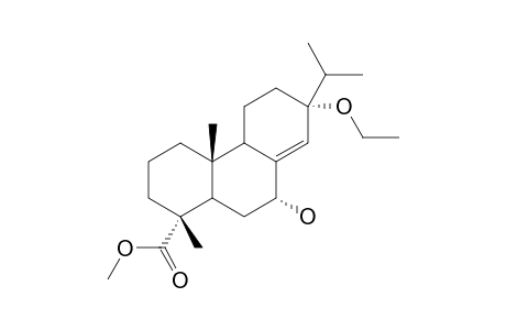 METHYL-13-ALPHA-ETHOXY-7-ALPHA-HYDROXYABIET-8(14)-ENOATE;METHYL-[1R-(1-ALPHA,4A-BETA,4B-ALPHA,7-BETA,9-ALPHA,10A-ALPHA)]-1,2,3,4,4A,4B,5,6,